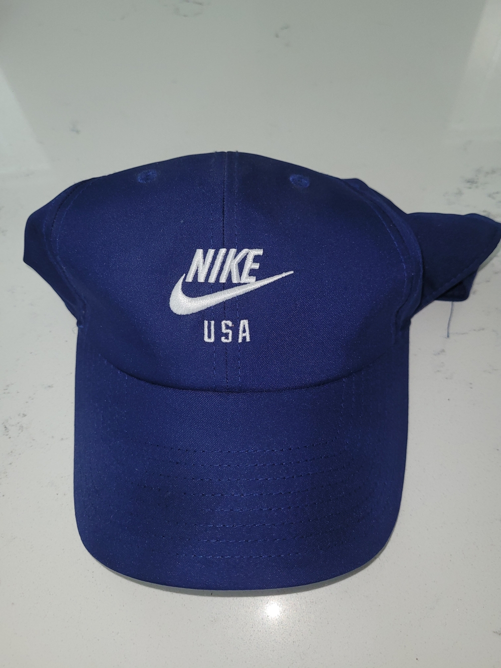 Nike Blue USA Embroidered Baseball Cap